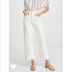 Agolde REN Hi Rise Wide Leg Jeans Pants White